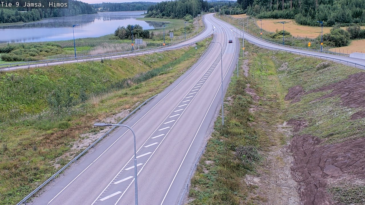 Weather Camera Image Väg 9 Jämsä, Himos, Jämsä, Keski-Suomi