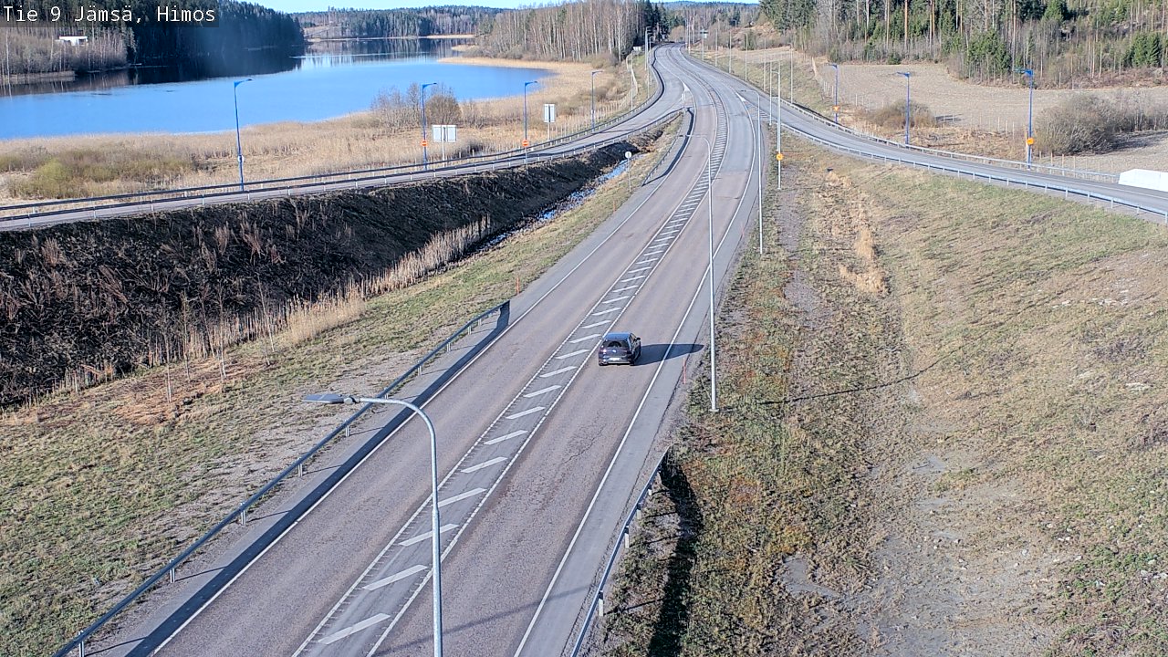 Weather Camera Image Road 9 Jämsä, Himos, Jämsä, Keski-Suomi