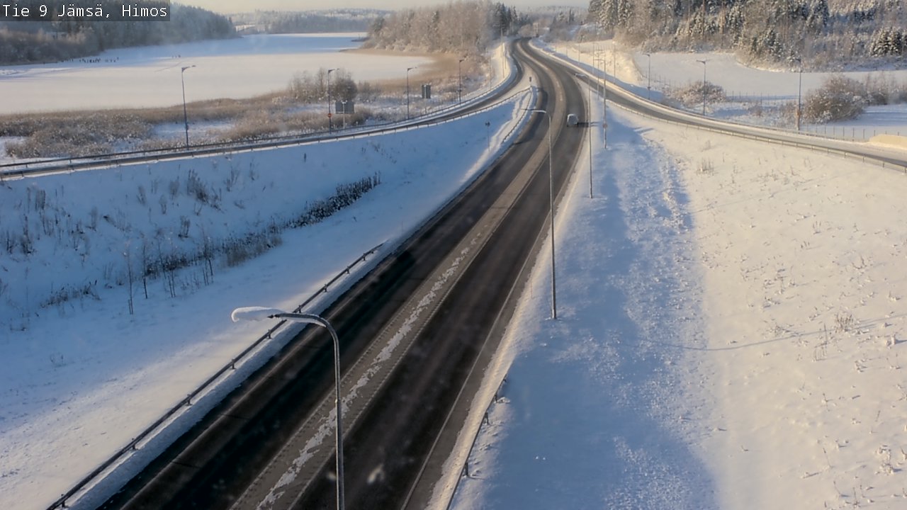 Weather Camera Image Road 9 Jämsä, Himos, Jämsä, Keski-Suomi