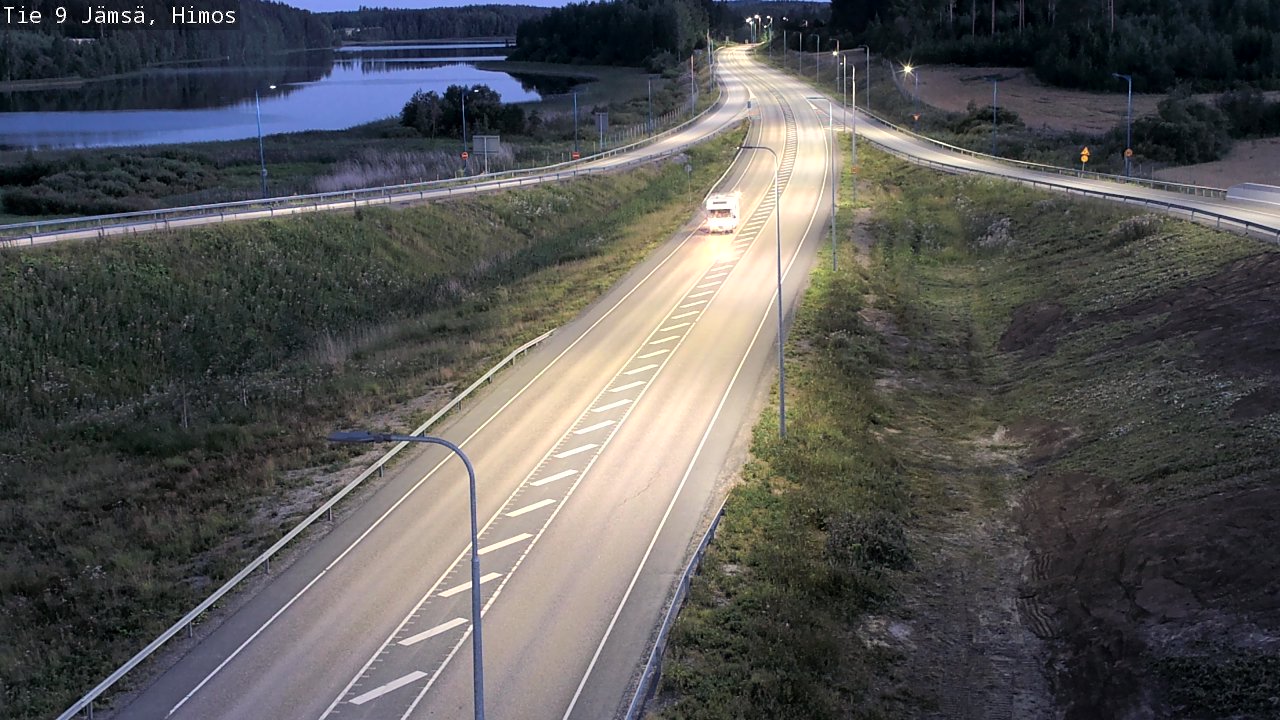Weather Camera Image Väg 9 Jämsä, Himos, Jämsä, Keski-Suomi
