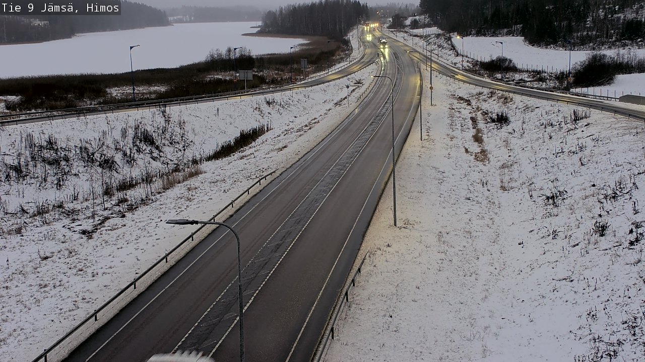 Weather Camera Image Road 9 Jämsä, Himos, Jämsä, Keski-Suomi