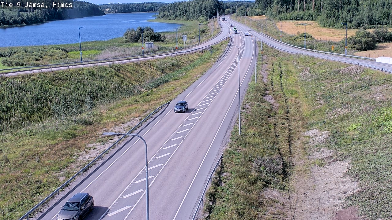 Weather Camera Image Väg 9 Jämsä, Himos, Jämsä, Keski-Suomi