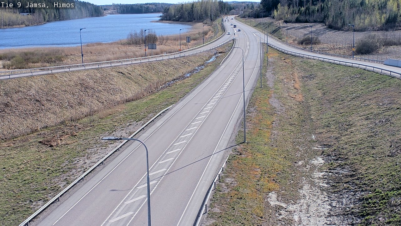 Weather Camera Image Road 9 Jämsä, Himos, Jämsä, Keski-Suomi