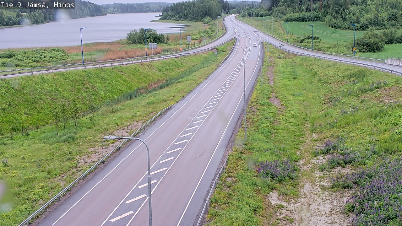 Weather Camera Image Väg 9 Jämsä, Himos, Jämsä, Keski-Suomi