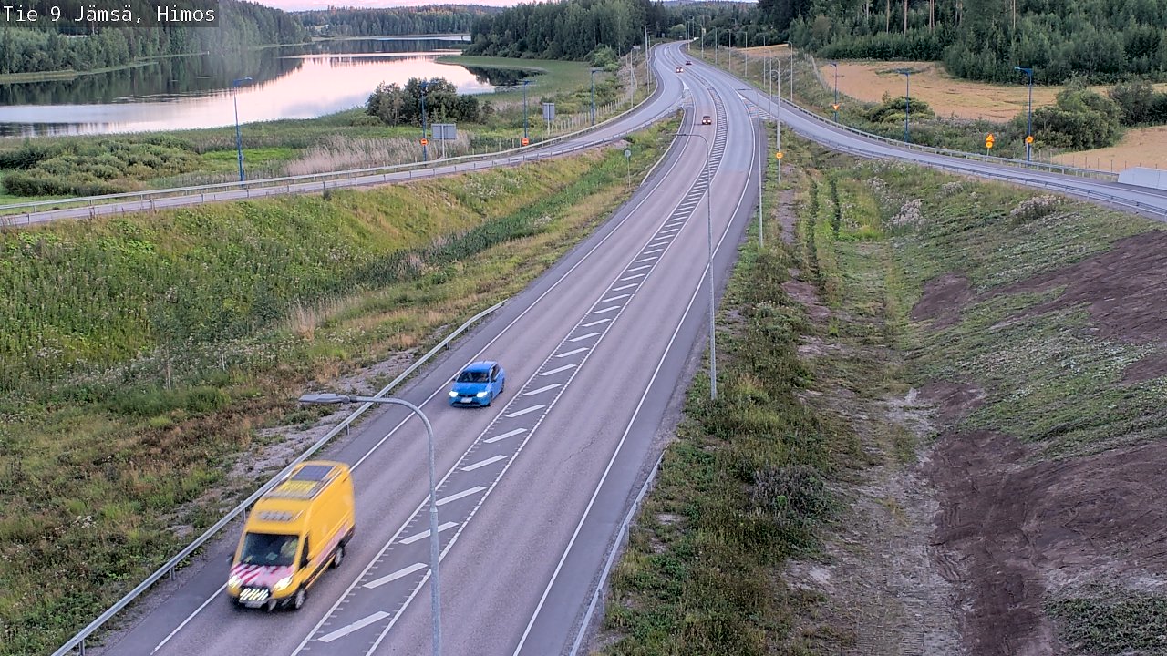Weather Camera Image Väg 9 Jämsä, Himos, Jämsä, Keski-Suomi
