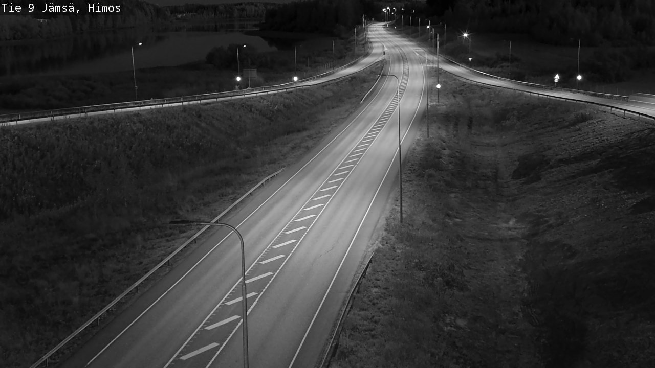 Weather Camera Image Väg 9 Jämsä, Himos, Jämsä, Keski-Suomi