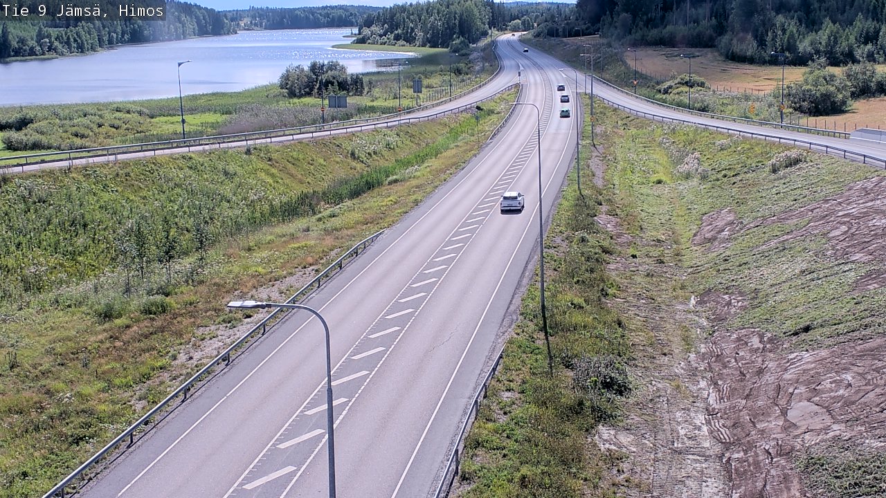 Weather Camera Image Väg 9 Jämsä, Himos, Jämsä, Keski-Suomi