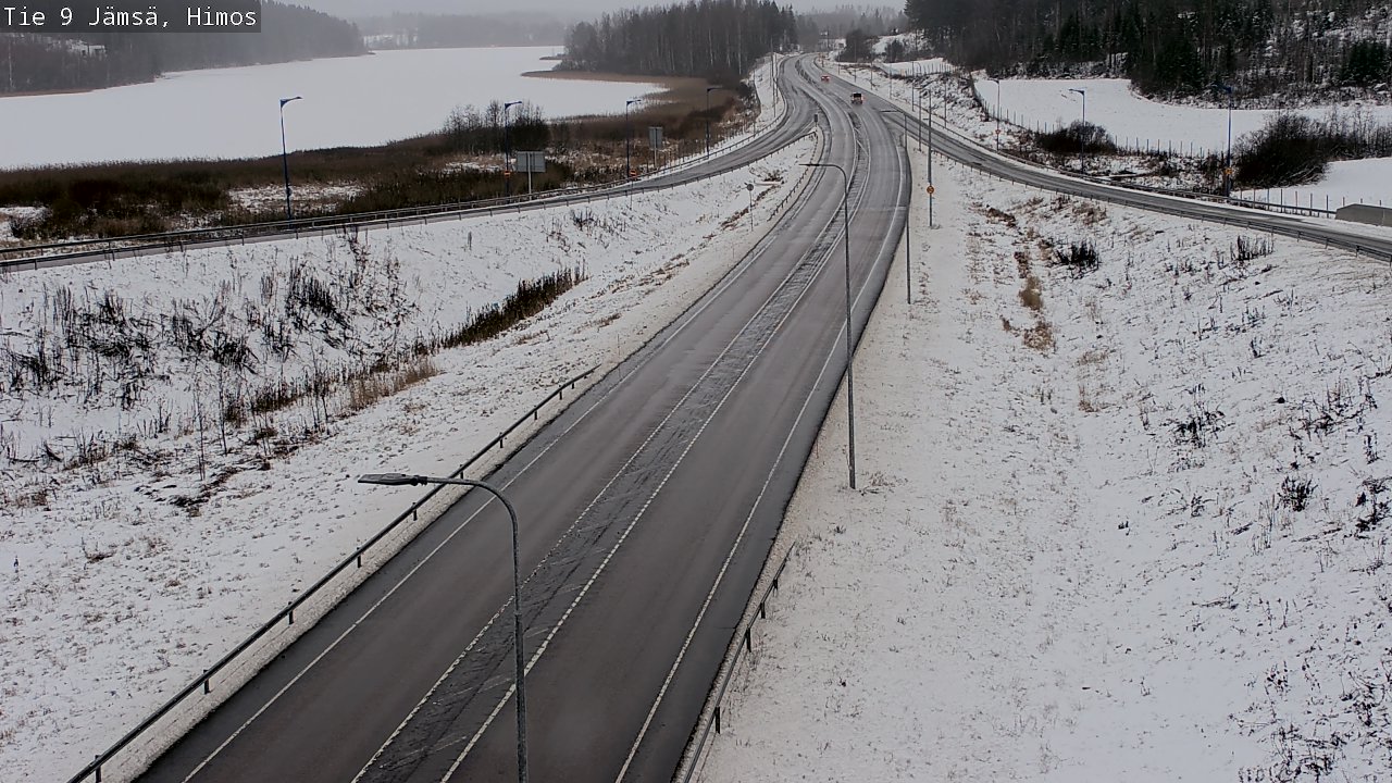 Weather Camera Image Road 9 Jämsä, Himos, Jämsä, Keski-Suomi