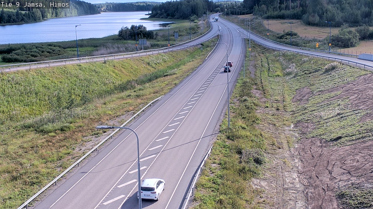 Weather Camera Image Väg 9 Jämsä, Himos, Jämsä, Keski-Suomi