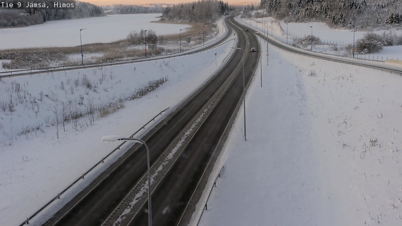 Weather Camera Image Road 9 Jämsä, Himos, Jämsä, Keski-Suomi