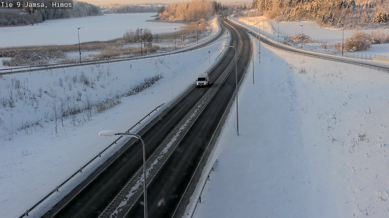 Weather Camera Image Road 9 Jämsä, Himos, Jämsä, Keski-Suomi