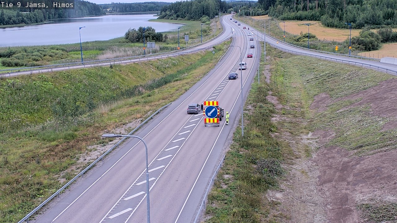 Weather Camera Image Road 9 Jämsä, Himos, Jämsä, Keski-Suomi