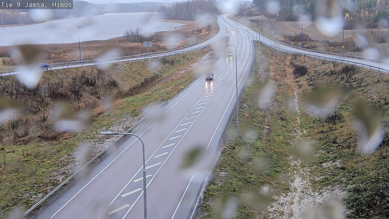 Weather Camera Image Väg 9 Jämsä, Himos, Jämsä, Keski-Suomi