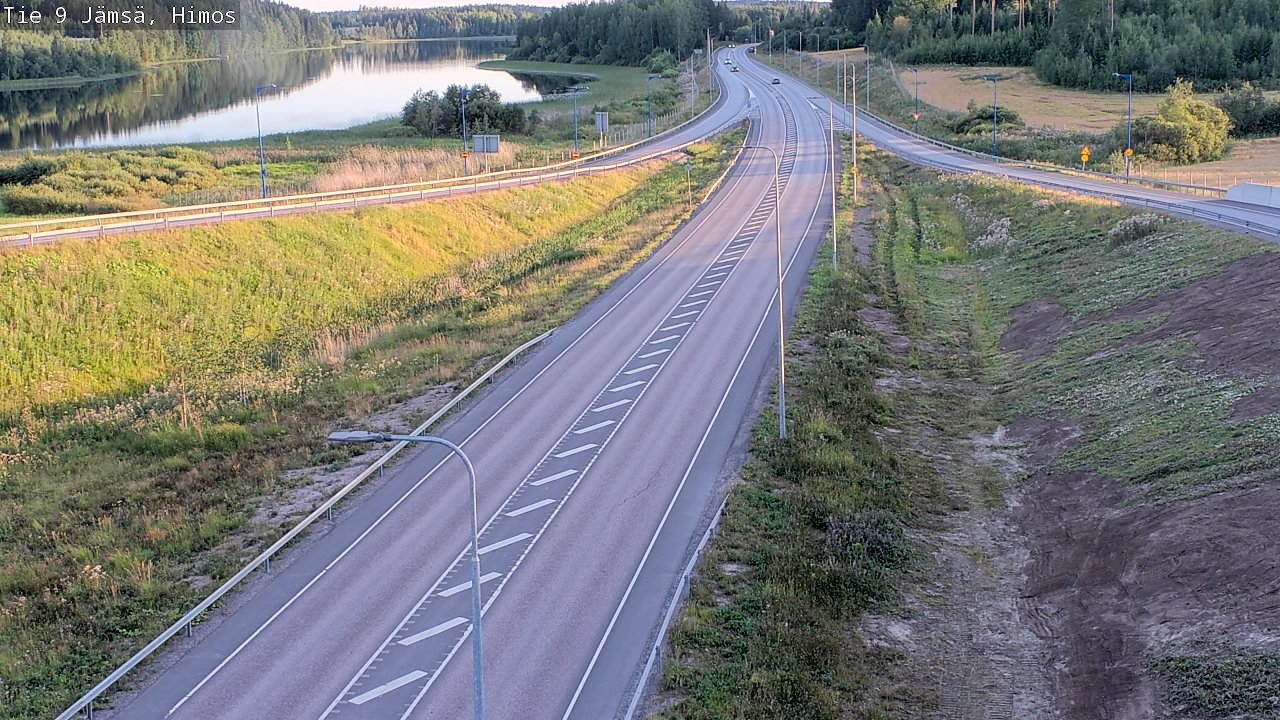 Weather Camera Image Väg 9 Jämsä, Himos, Jämsä, Keski-Suomi