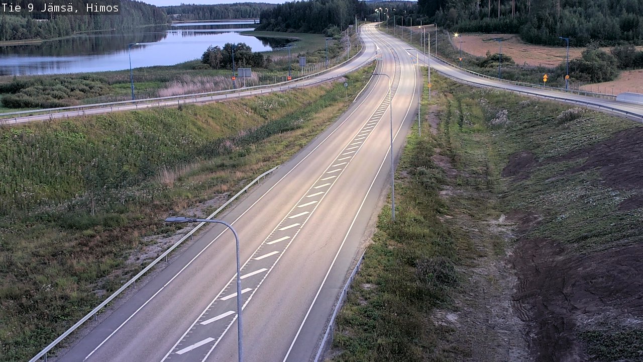 Weather Camera Image Väg 9 Jämsä, Himos, Jämsä, Keski-Suomi