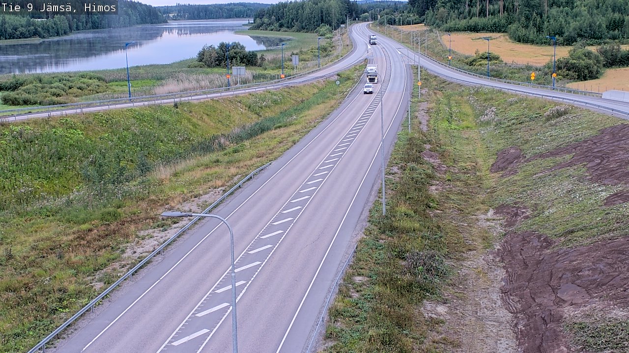 Weather Camera Image Väg 9 Jämsä, Himos, Jämsä, Keski-Suomi