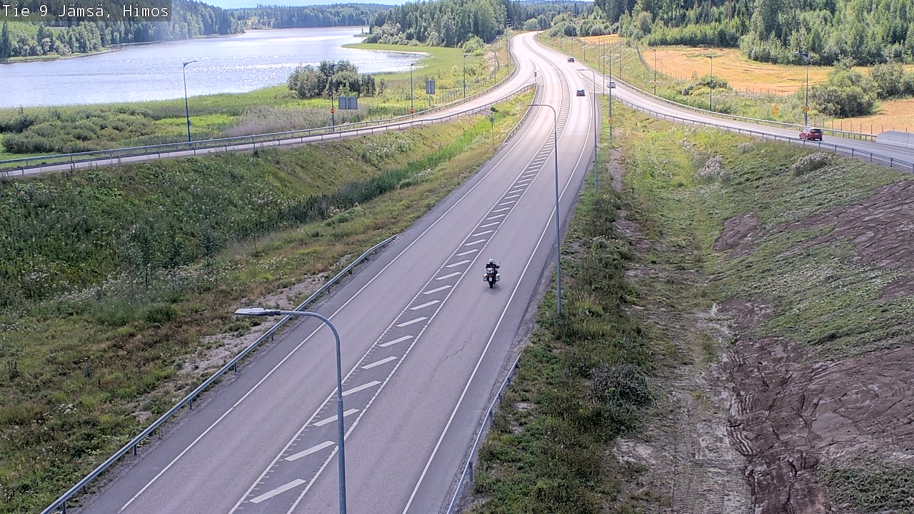 Weather Camera Image Väg 9 Jämsä, Himos, Jämsä, Keski-Suomi