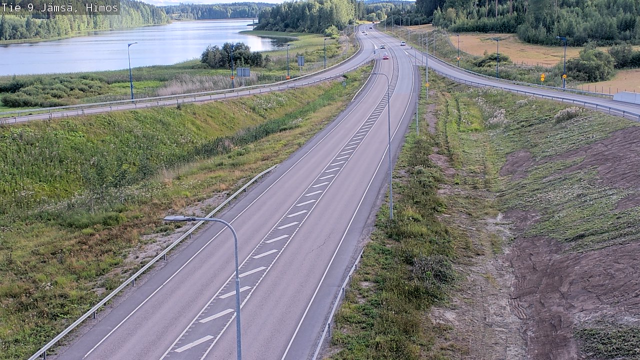 Weather Camera Image Väg 9 Jämsä, Himos, Jämsä, Keski-Suomi