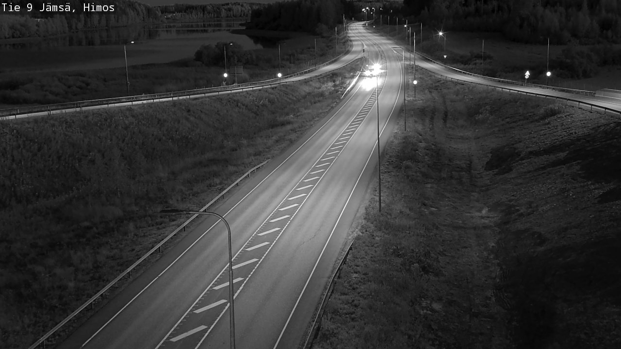 Weather Camera Image Väg 9 Jämsä, Himos, Jämsä, Keski-Suomi