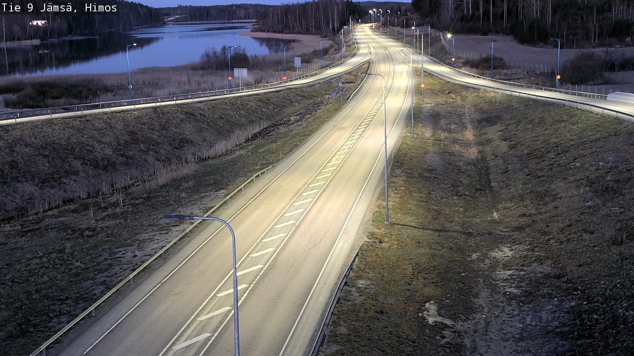 Weather Camera Image Road 9 Jämsä, Himos, Jämsä, Keski-Suomi