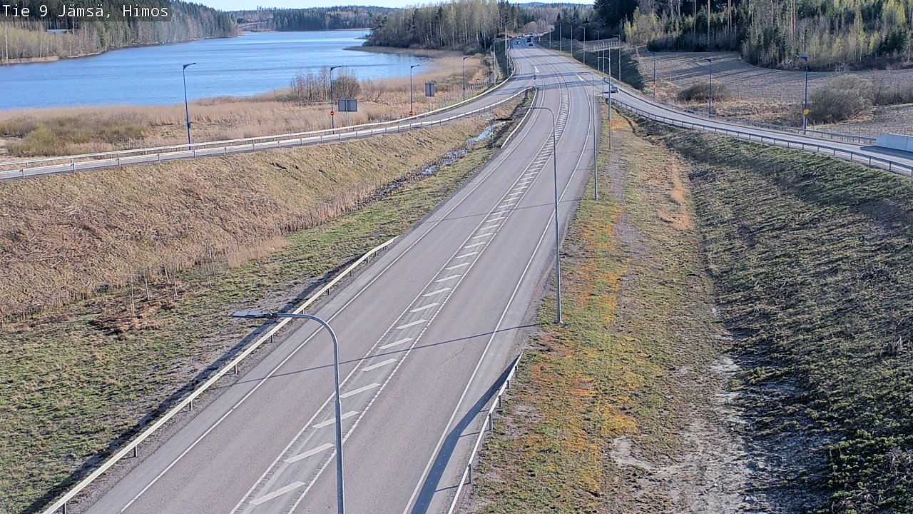 Weather Camera Image Road 9 Jämsä, Himos, Jämsä, Keski-Suomi