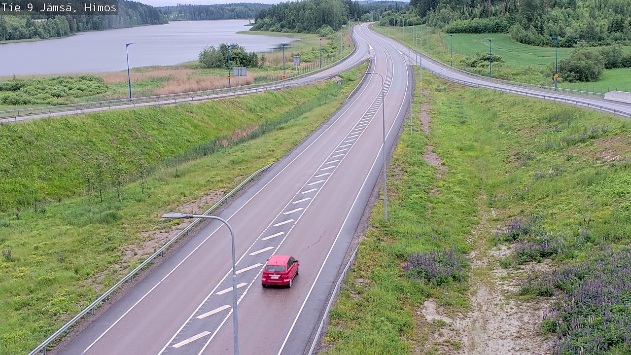 Weather Camera Image Road 9 Jämsä, Himos, Jämsä, Keski-Suomi