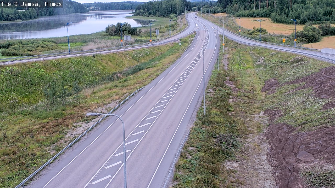 Weather Camera Image Väg 9 Jämsä, Himos, Jämsä, Keski-Suomi