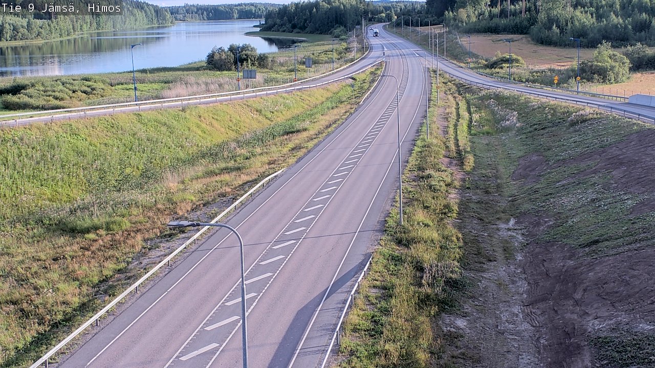 Weather Camera Image Väg 9 Jämsä, Himos, Jämsä, Keski-Suomi
