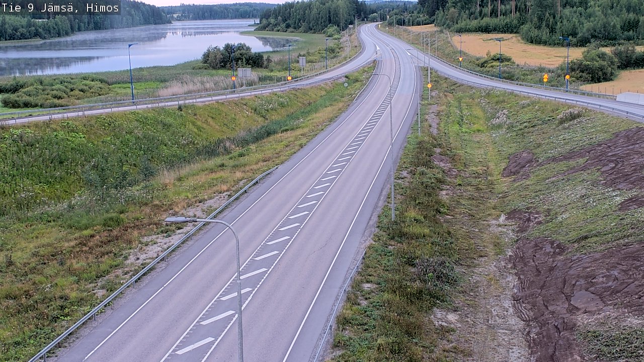 Weather Camera Image Väg 9 Jämsä, Himos, Jämsä, Keski-Suomi