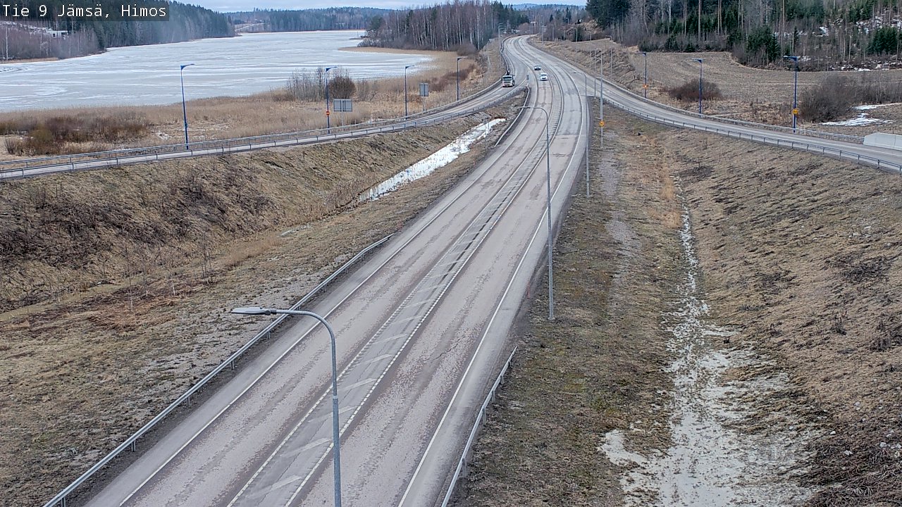 Weather Camera Image Väg 9 Jämsä, Himos, Jämsä, Keski-Suomi