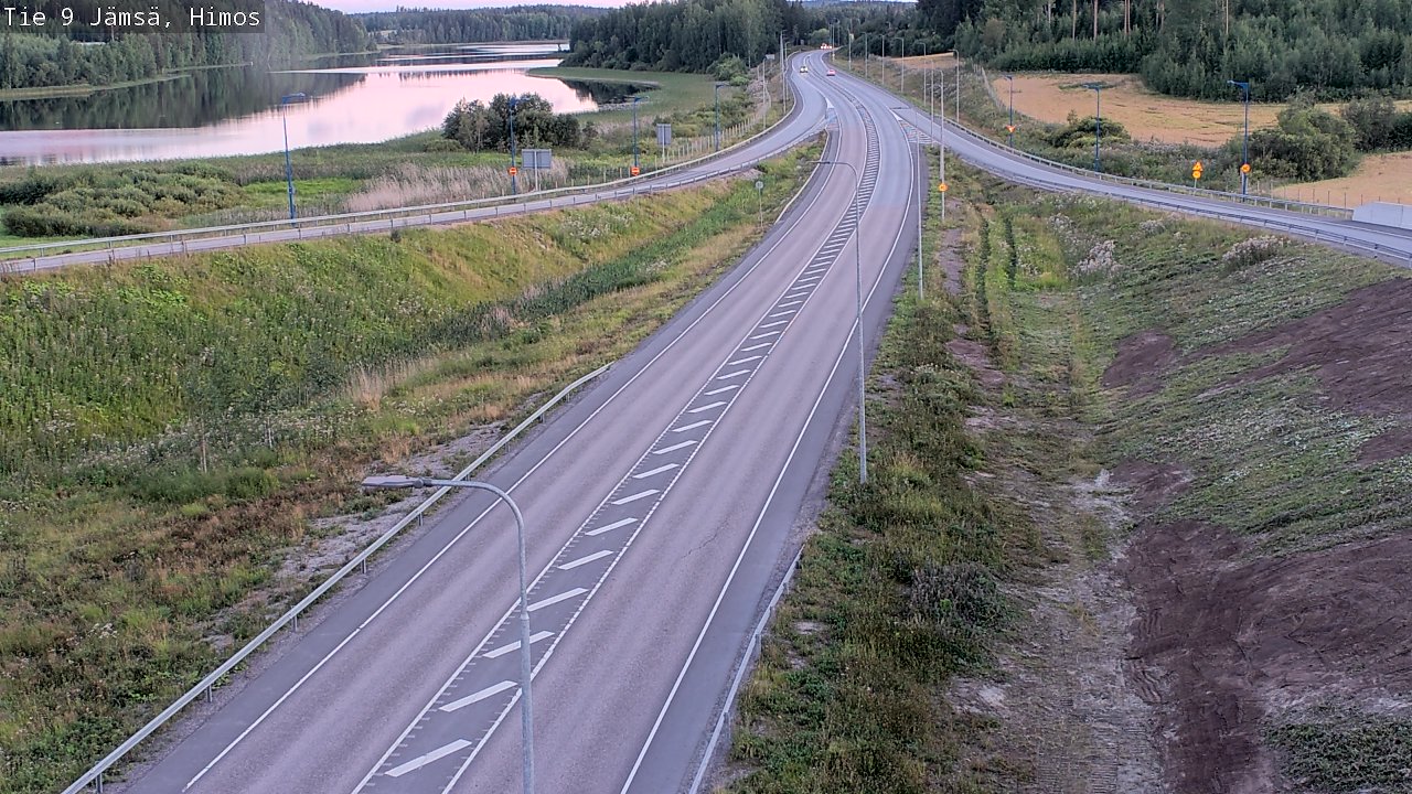 Weather Camera Image Väg 9 Jämsä, Himos, Jämsä, Keski-Suomi