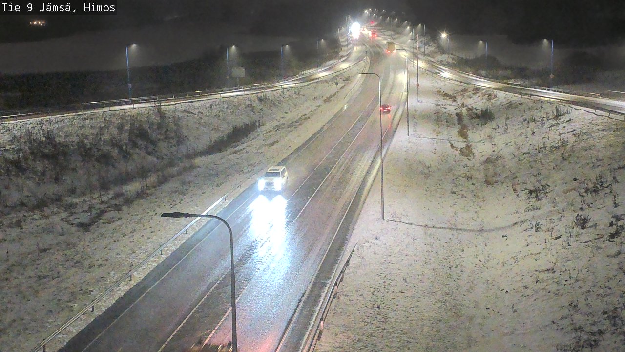 Weather Camera Image Road 9 Jämsä, Himos, Jämsä, Keski-Suomi
