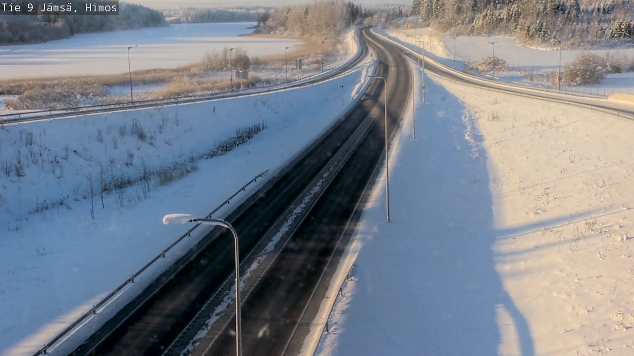 Weather Camera Image Road 9 Jämsä, Himos, Jämsä, Keski-Suomi