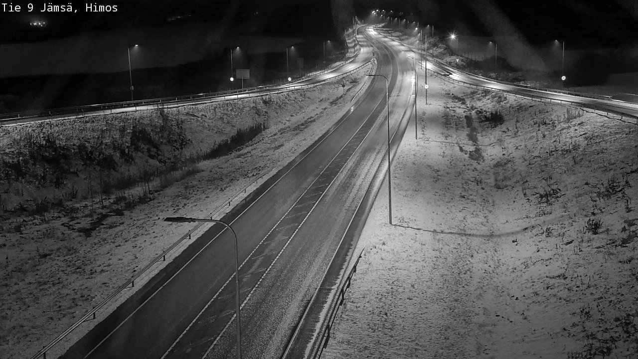 Weather Camera Image Road 9 Jämsä, Himos, Jämsä, Keski-Suomi