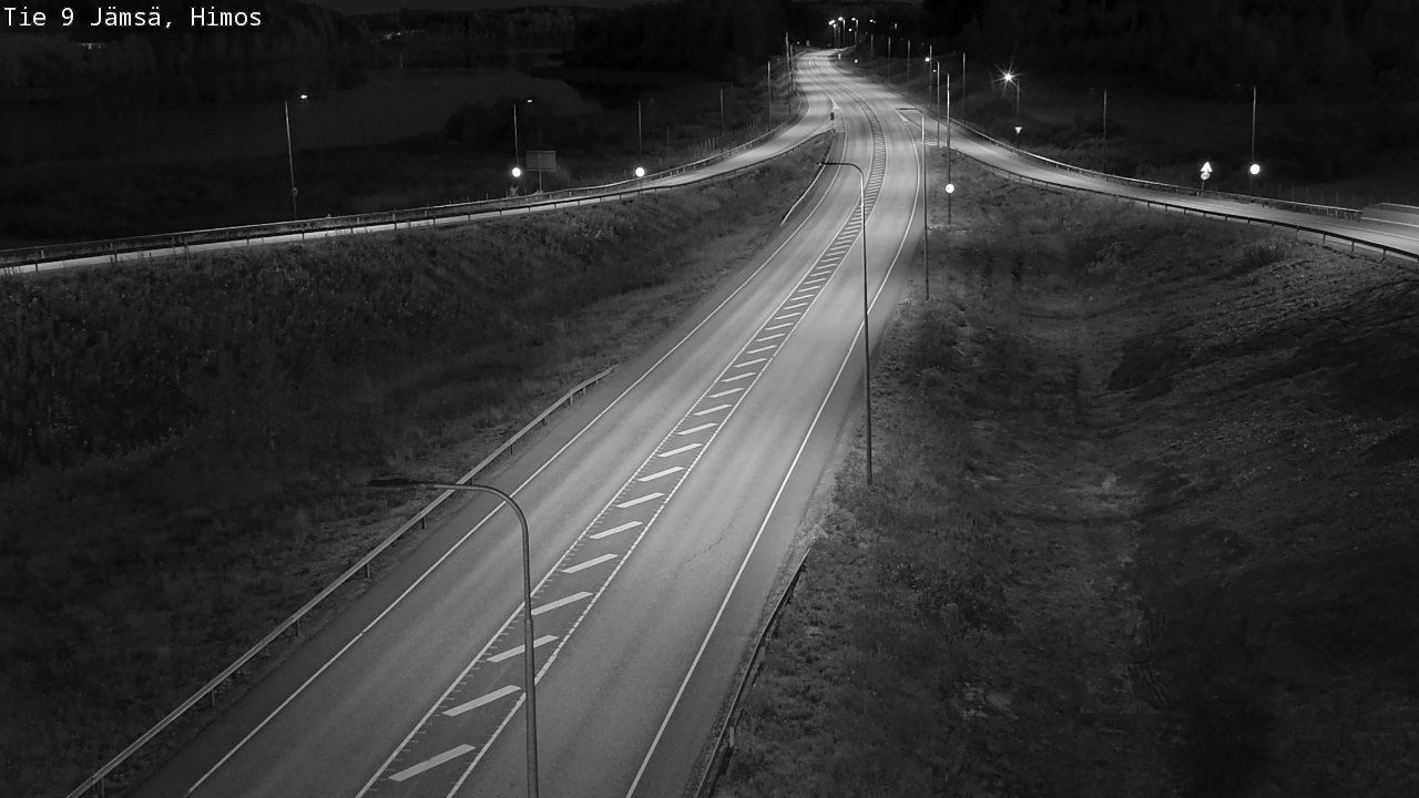 Weather Camera Image Väg 9 Jämsä, Himos, Jämsä, Keski-Suomi