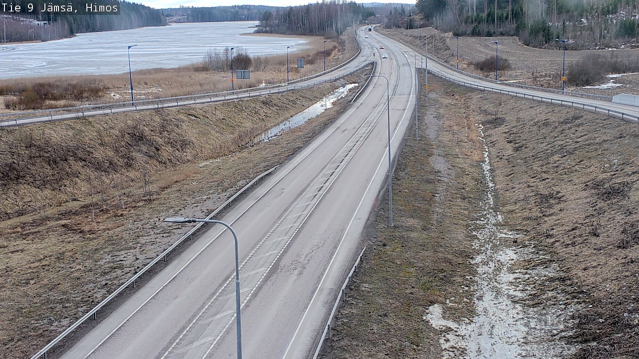 Weather Camera Image Väg 9 Jämsä, Himos, Jämsä, Keski-Suomi