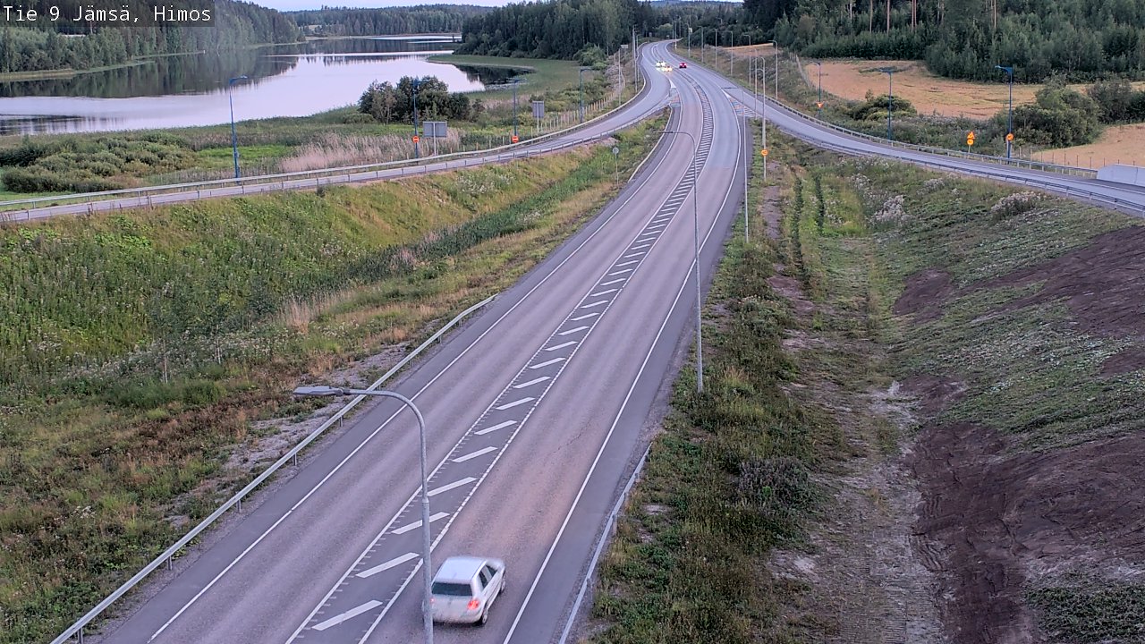 Weather Camera Image Väg 9 Jämsä, Himos, Jämsä, Keski-Suomi