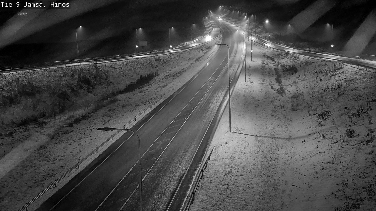 Weather Camera Image Road 9 Jämsä, Himos, Jämsä, Keski-Suomi