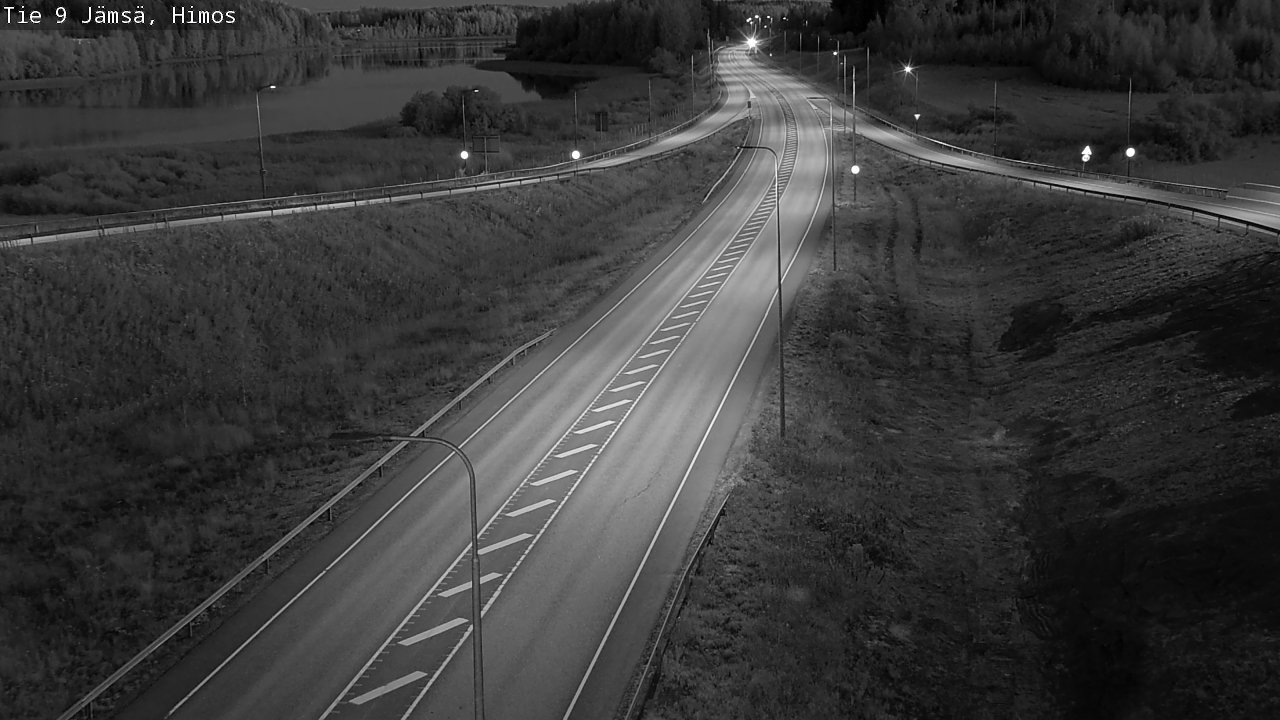 Weather Camera Image Väg 9 Jämsä, Himos, Jämsä, Keski-Suomi