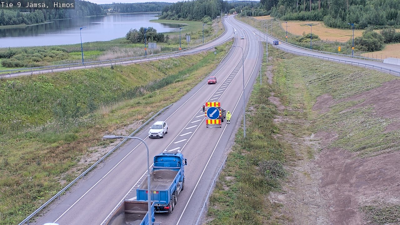 Weather Camera Image Road 9 Jämsä, Himos, Jämsä, Keski-Suomi