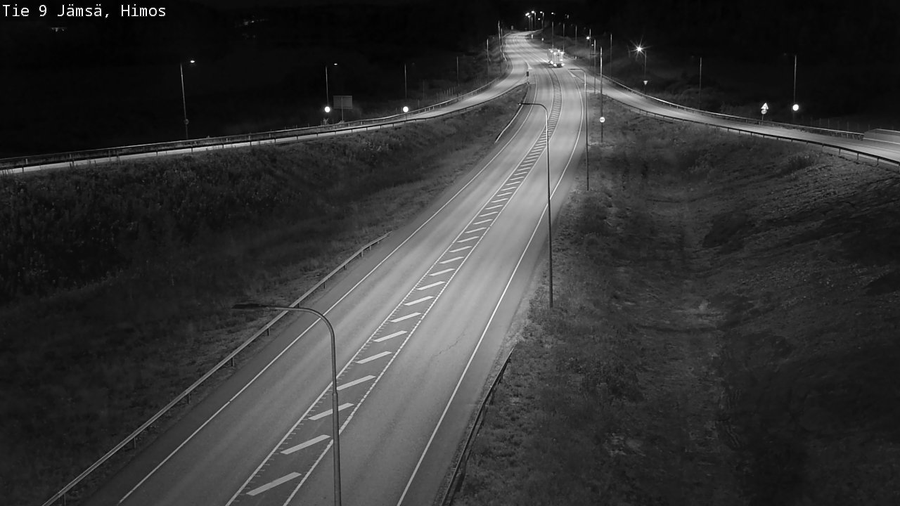Weather Camera Image Väg 9 Jämsä, Himos, Jämsä, Keski-Suomi