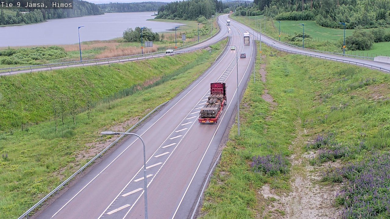 Weather Camera Image Road 9 Jämsä, Himos, Jämsä, Keski-Suomi