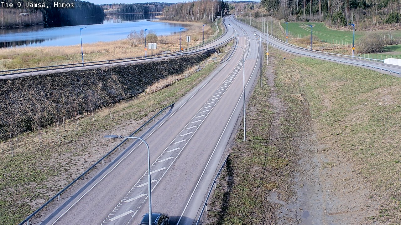 Weather Camera Image Väg 9 Jämsä, Himos, Jämsä, Keski-Suomi