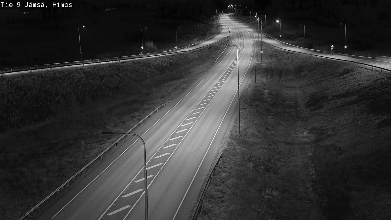 Weather Camera Image Väg 9 Jämsä, Himos, Jämsä, Keski-Suomi