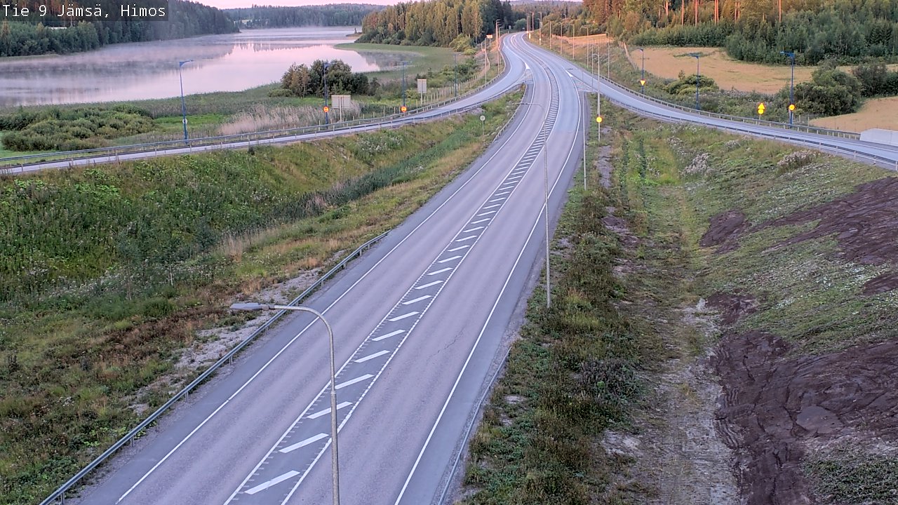 Weather Camera Image Väg 9 Jämsä, Himos, Jämsä, Keski-Suomi