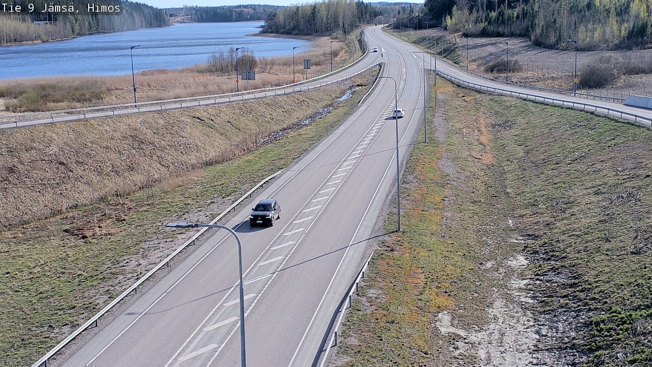 Weather Camera Image Road 9 Jämsä, Himos, Jämsä, Keski-Suomi