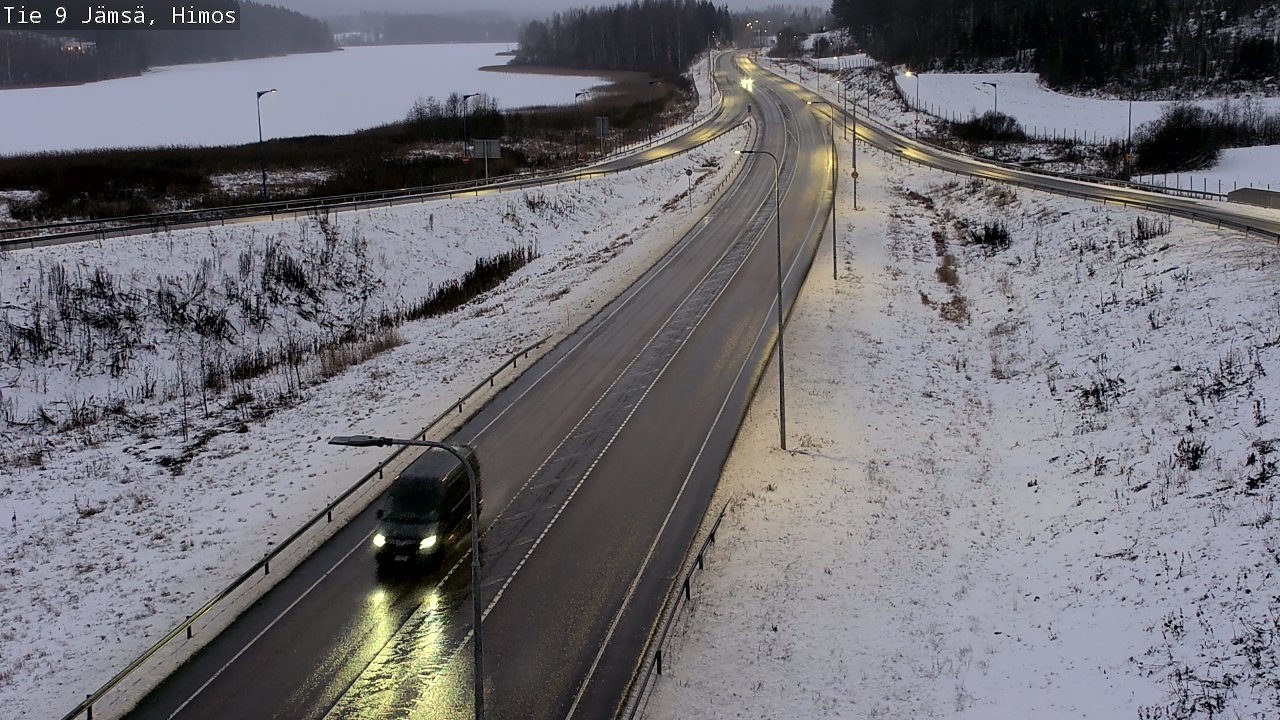 Weather Camera Image Road 9 Jämsä, Himos, Jämsä, Keski-Suomi