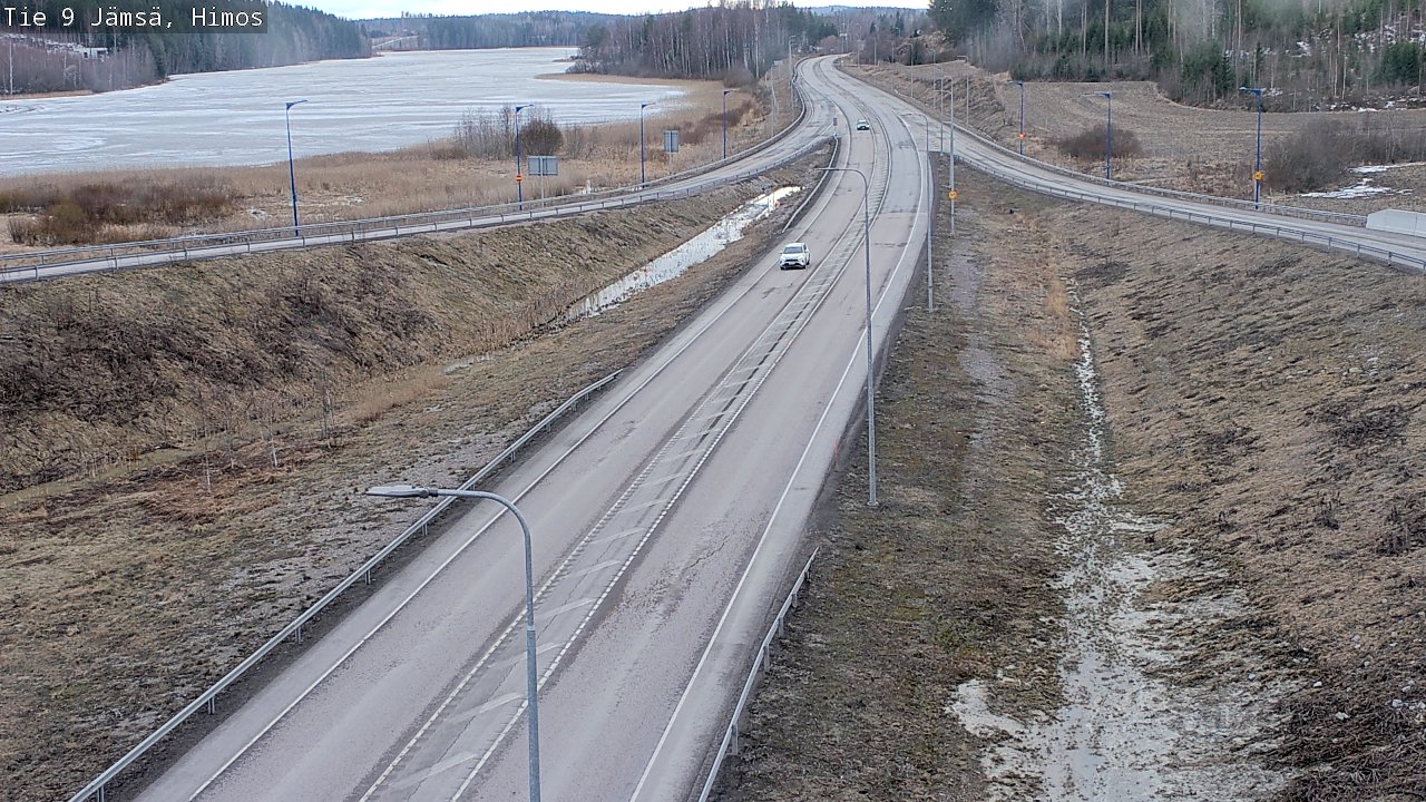 Weather Camera Image Väg 9 Jämsä, Himos, Jämsä, Keski-Suomi