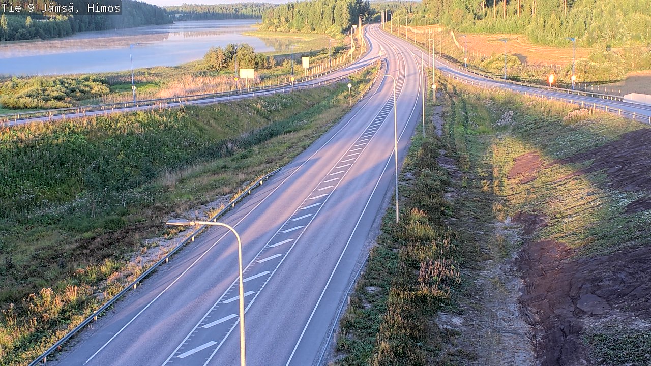 Weather Camera Image Väg 9 Jämsä, Himos, Jämsä, Keski-Suomi