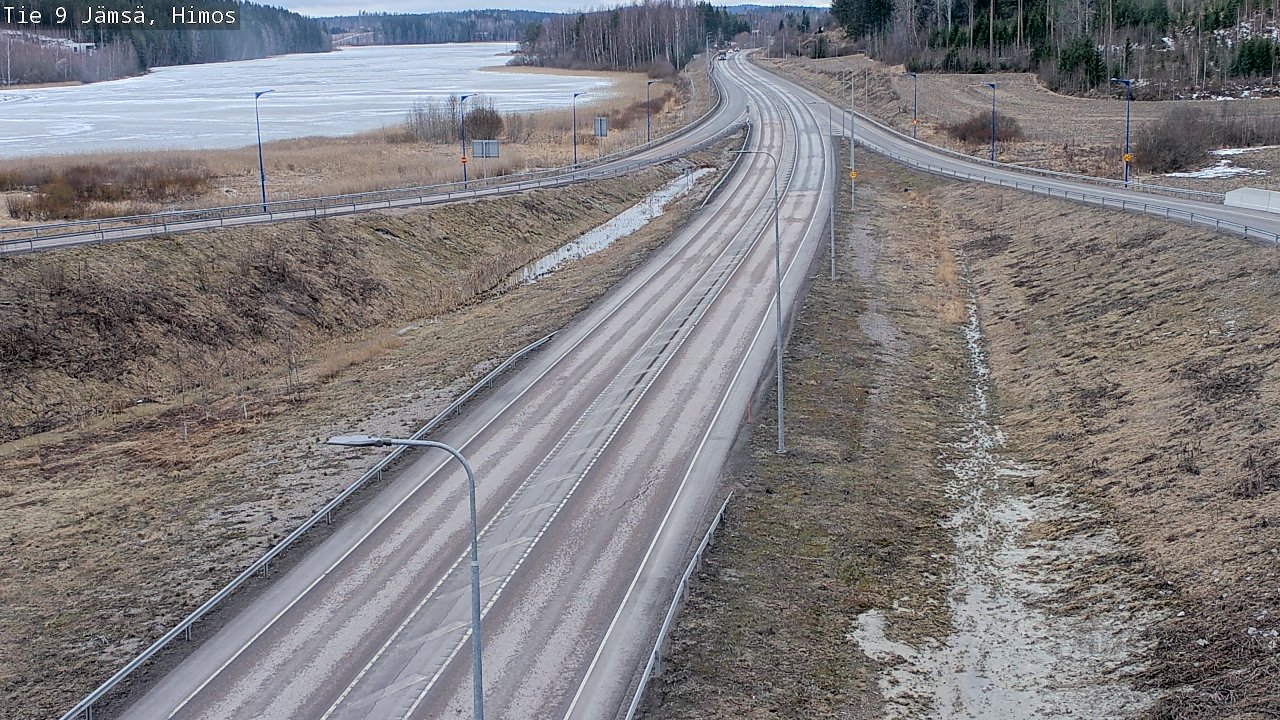 Weather Camera Image Väg 9 Jämsä, Himos, Jämsä, Keski-Suomi